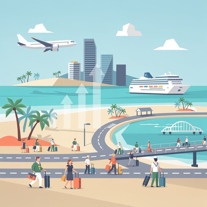 La Bahia enregistre une hausse de 11,8 % des visiteurs étrangers, dépassant la moyenne nationale