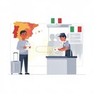 Les voyageurs hors UE munis d’un visa Schengen délivré par l’Espagne confrontés à une incertitude quant à l’entrée en Italie