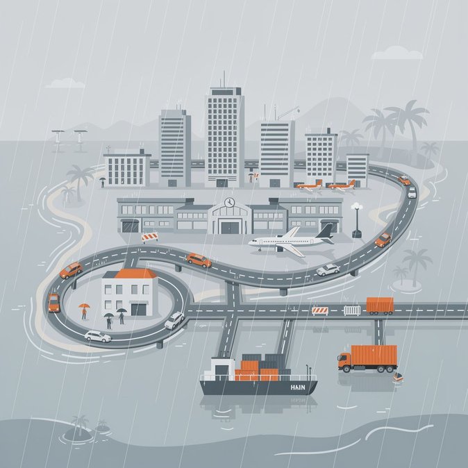 Torrential Rains Force Hainan to Impose ‘Five Suspensions and One Closure,’ Disrupting Travel and Tourism