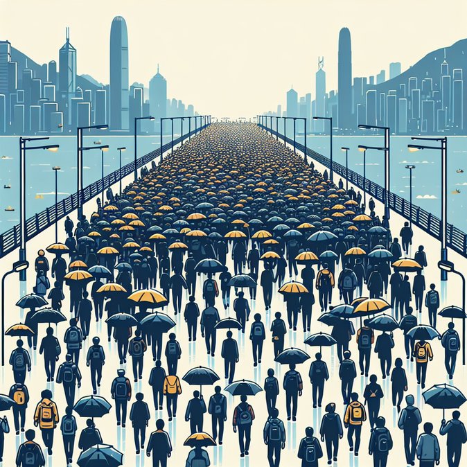 Heavy rain fails to slow Easter day-2 dash to Shenzhen; 532,000 residents exit Hong Kong