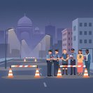 شرطة دلهي تداهم وتتحقق من هوية 40 أجنبياً في ليلة واحدة