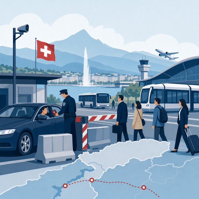 Geneva Braces for G7 Summit: Switzerland Re-imposes French Border Checks & Tweaks Airport, Public Transport Operations