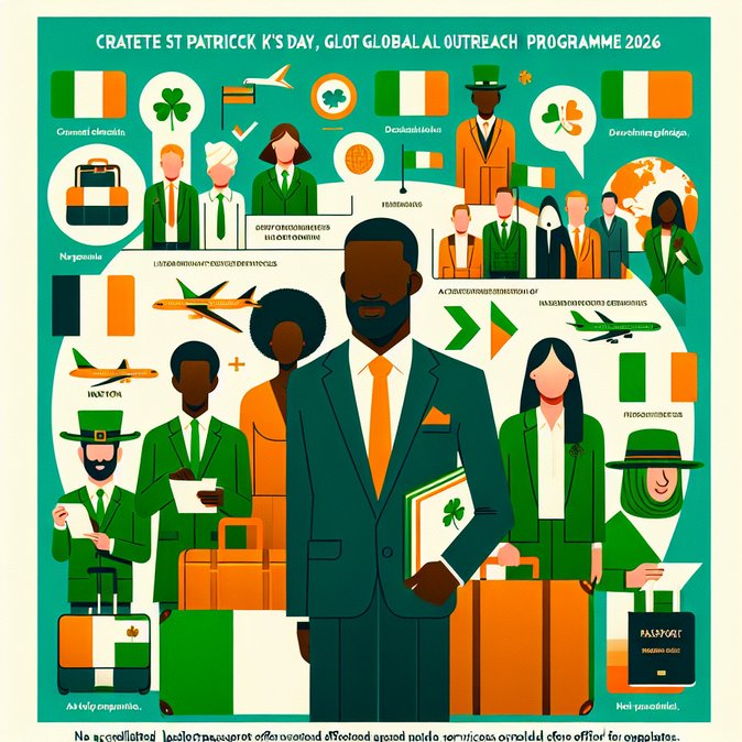 Irish ministers to visit 50+ countries on 2026 St Patrick’s Day economic mission