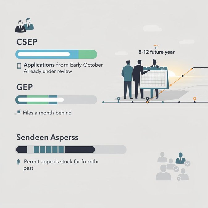 Government updates show modest progress on Irish employment-permit backlog