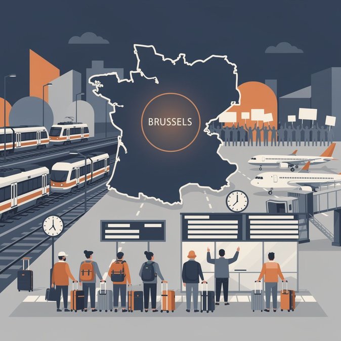 UK updates Belgium travel advice, flags demonstrations on 9 Oct and strike on 12 Oct
