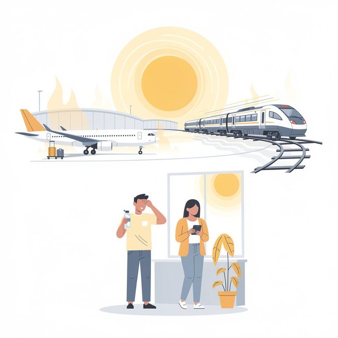 Nationwide Status Yellow Heat Warning Triggers Travel and Workplace Advisories