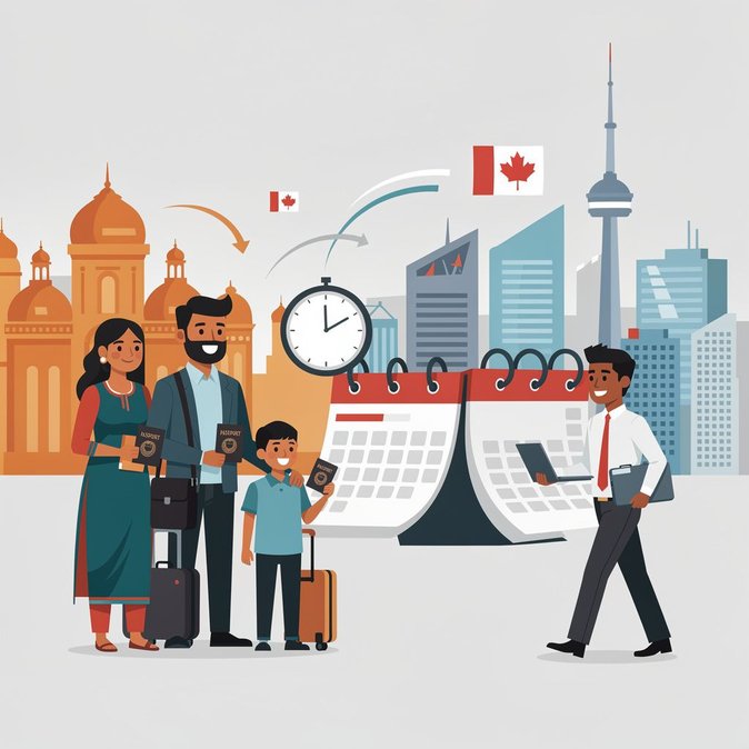 Les données d’IRCC révèlent une amélioration de 44 jours dans le traitement des Super-Visas indiens ; les délais pour les permis de travail diminuent