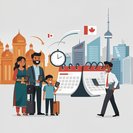 Les données d’IRCC révèlent une amélioration de 44 jours dans le traitement des Super-Visas indiens ; les délais pour les permis de travail diminuent