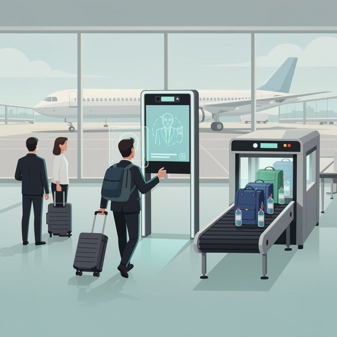 L'embarquement par reconnaissance faciale et les scanners adaptés aux liquides réduisent considérablement les files d'attente à l'aéroport de Prague