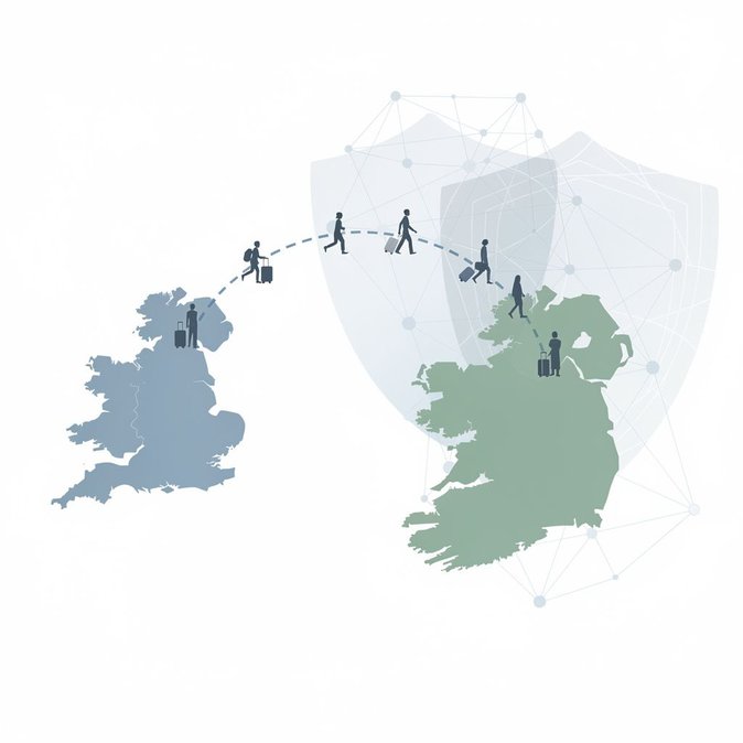 Starmer and Martin pledge stronger data-sharing to protect UK–Ireland Common Travel Area