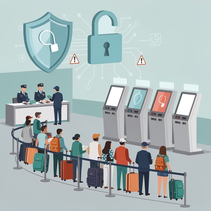 Passport-control system glitch triggers lengthy waits at Larnaca – police blame cyber-security safeguards