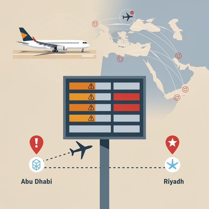 Etihad and flydubai suspend Riyadh services after Houthi missile strike