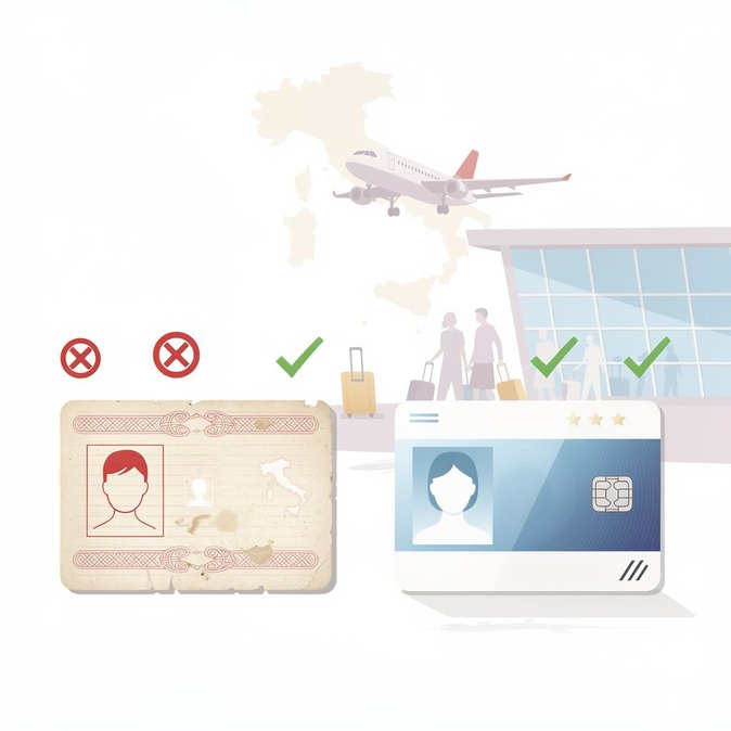 Les cartes d'identité en papier perdront leur validité pour les voyages à partir du 3 août : les citoyens italiens à l'étranger invités à passer à la carte d'identité électronique