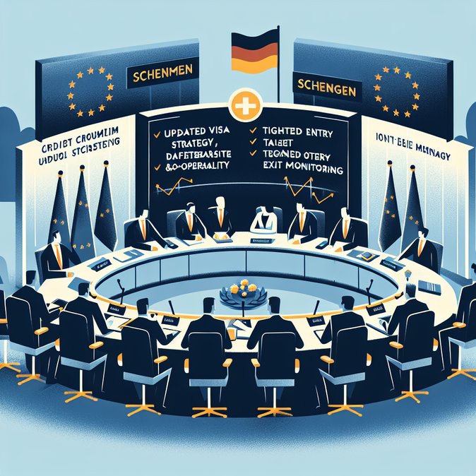 EU Justice & Home Affairs Council reviews Schengen ‘health check’ and new visa strategy; Germany pushes for faster returns