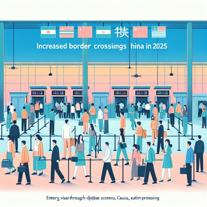 China records 697 million border crossings in 2025 as visa-free schemes expand