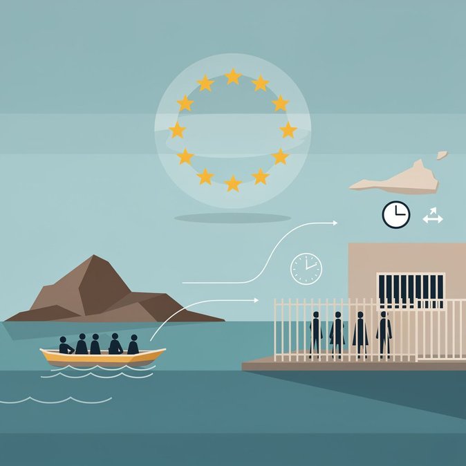 Un juge espagnol ordonne l'expulsion de 85 migrants du dernier cayuco arrivé à El Hierro, conformément au nouveau pacte migratoire de l'UE