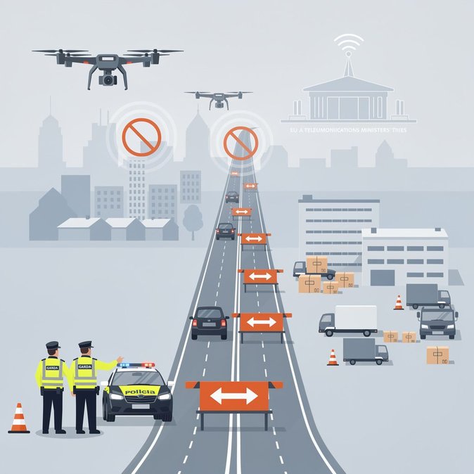 EU Telecommunications Ministers’ meeting triggers rolling road closures and drone bans in Limerick region