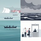 Home Office data show English Channel small-boat crossings spike mid-week, fall to zero on Sunday