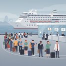 Cuello de botella en inmigración deja a pasajeros de cruceros esperando horas en el muelle de Seattle