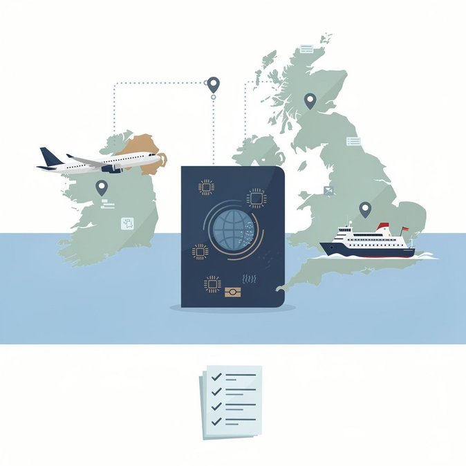 UK Foreign Office adds ID rules to Ireland travel advice, highlighting passport-only policy on CTA routes