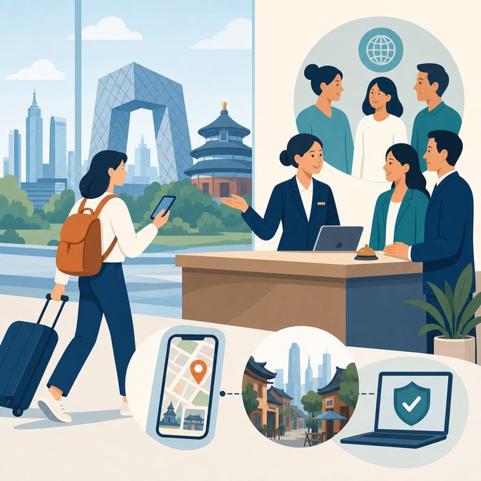 Beijing Hotels Rethink Services as 80 % of Foreign Guests Travel Independently