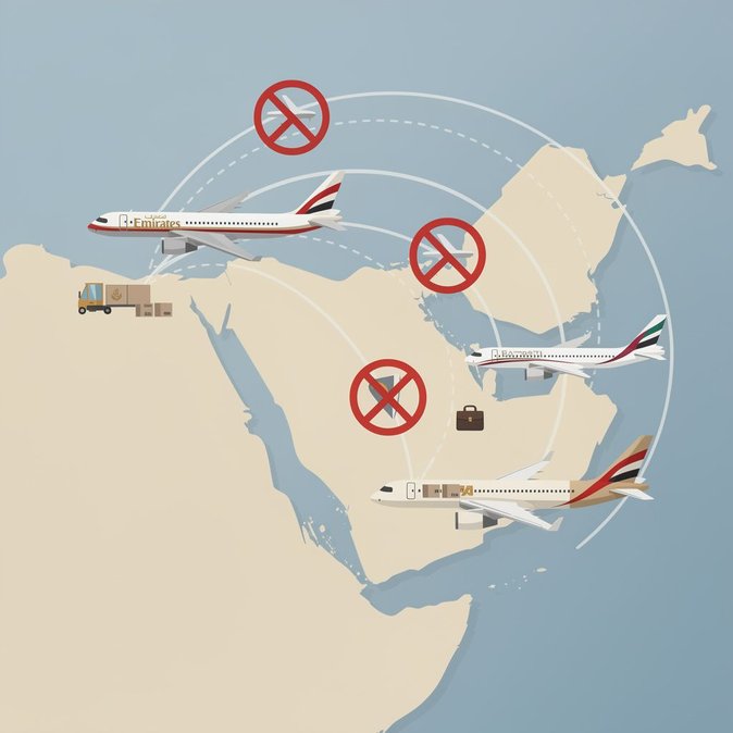 شركات الطيران الإماراتية تمدد إلغاء الرحلات إلى البحرين والكويت وسط تجدد التوترات في الخليج