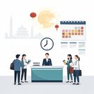 مكتب بكين لدخول وخروج الأجانب يعلن جدول خدمات العطلات لأسبوع عيد منتصف الخريف واليوم الوطني