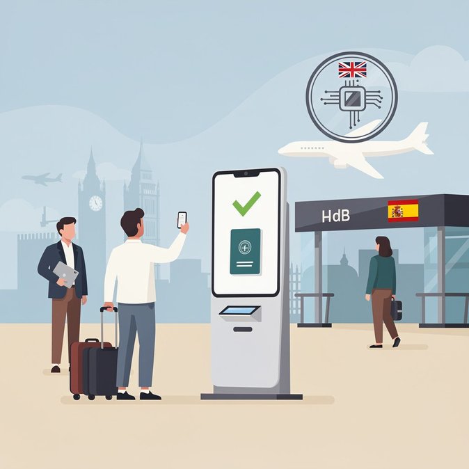L'ambassade d'Espagne rappelle à ses ressortissants l'obligation d'obtenir une autorisation électronique de voyage pour le Royaume-Uni