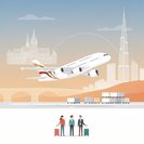 طيران الإمارات تعيد تشغيل طائرة إيرباص A380 على خط براغ-دبي مع مقصورة اقتصادية مميزة جديدة