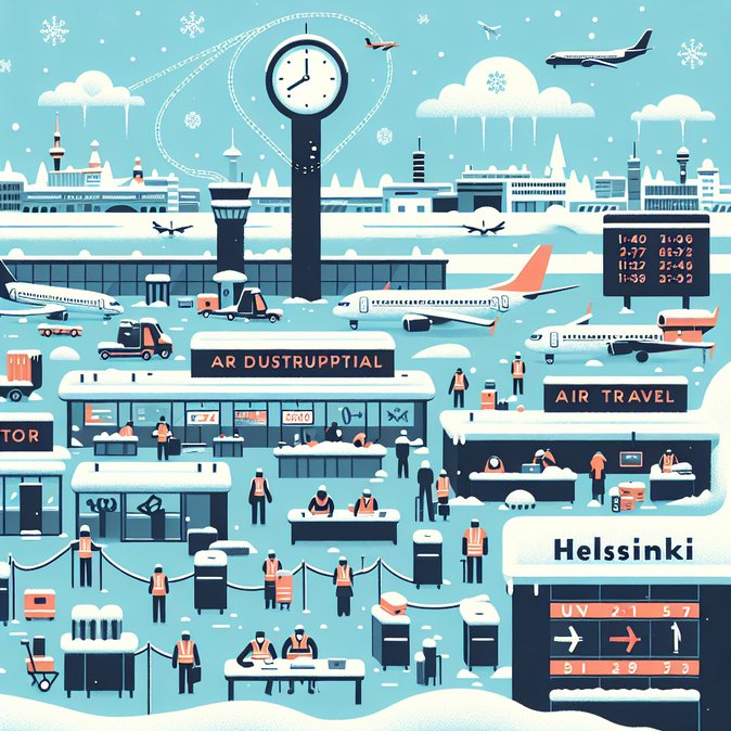 Pan-European Disruption Cancels 27 Flights and Delays 281 at Helsinki-Vantaa