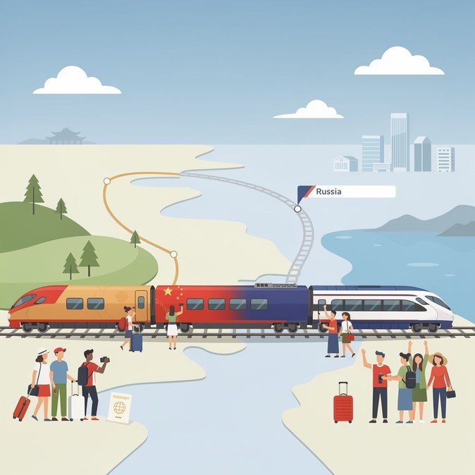 Trial tourist train links Suifenhe and Vladivostok, opening new China-Russia land corridor