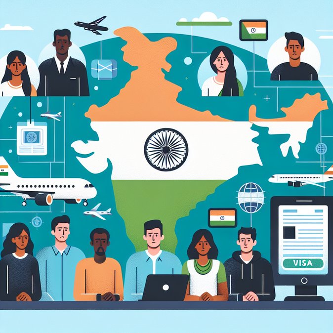 India extends free visa renewal and waives over-stay fines for foreign visitors stranded by West Asia flight disruptions