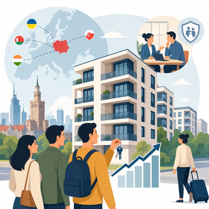 Foreign buyers snap up record number of Polish homes, signalling deeper expatriate roots