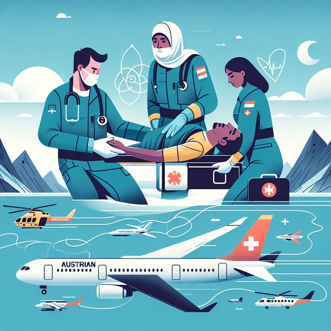 Austrian Jagdkommando Performs Mid-Air Rescue During Evacuation Flight