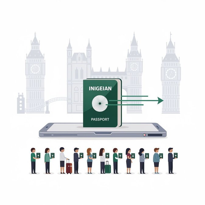 Nigerian Passport ‘Surge Centre’ in UK Processes 14,000 Applications in Six Weeks