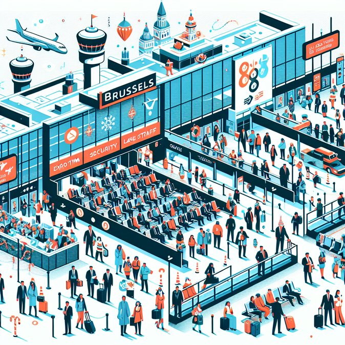 Brussels Airport Expects Record 1.06 Million Passengers over Christmas Fortnight
