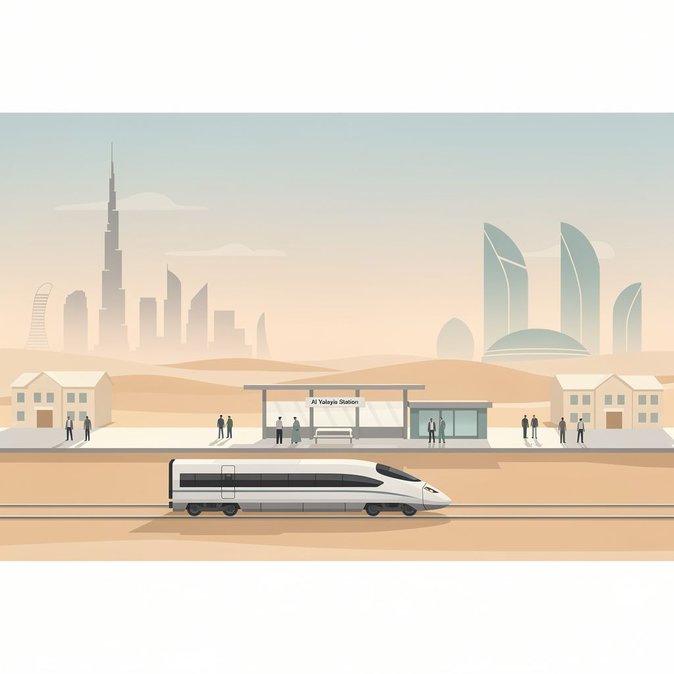 Dubai’s first Etihad Rail passenger station set for 30 September opening