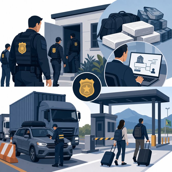 Brazil’s Federal Police Launch ‘Operation Lucis’ to Disrupt Cross-Border Drug Networks