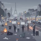 French Protests Turn Violent, Sparking Foreign Warnings Over ‘Migrant Chaos’