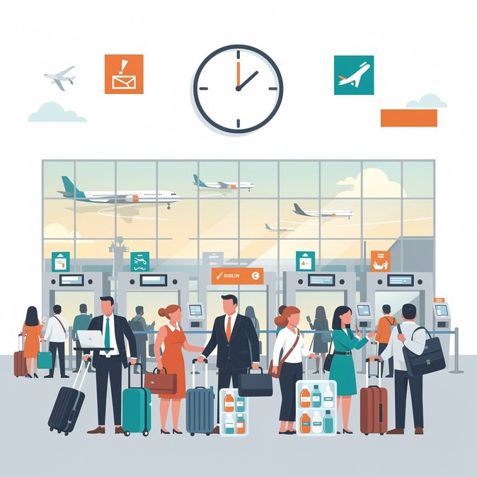 L'aéroport de Dublin publie son guide pour gérer l'affluence lors du week-end prolongé