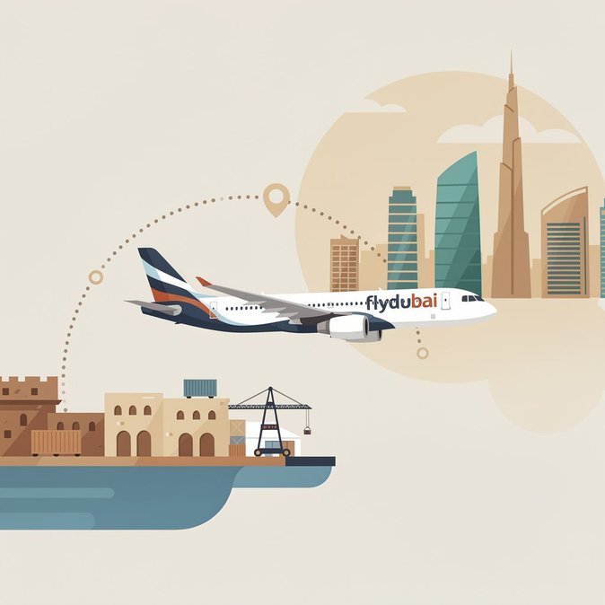 فلاي دبي تطلق أول رحلة مباشرة بين دبي وبنغازي، فاتحةً بذلك ممرًا جديدًا إلى شمال أفريقيا