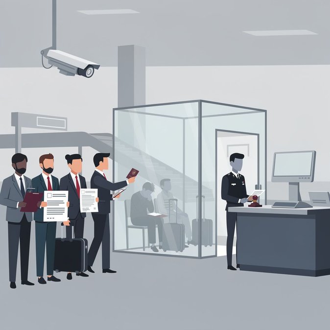 Un organisme de surveillance révèle des violations juridiques « significatives » dans les salles de détention des aéroports britanniques