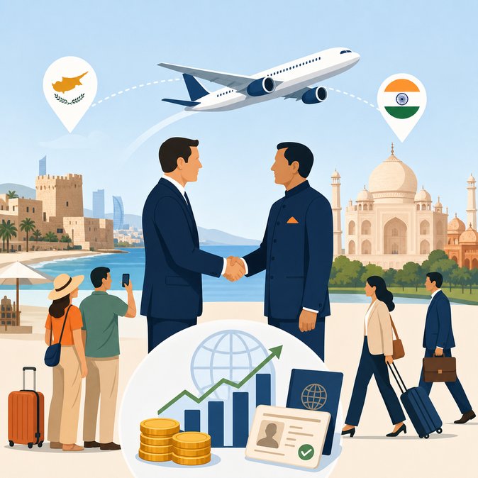 President Sets Sights on Direct Cyprus–India Flights to Unlock New Tourism and Business Corridor