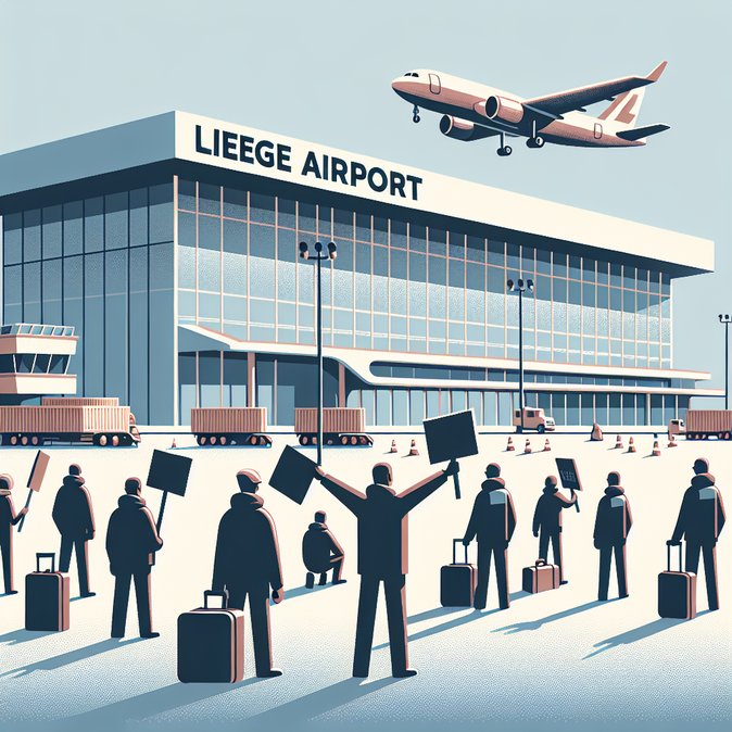 Unions File Strike Notice at Liège Airport, Threatening Cargo and Passenger Operations
