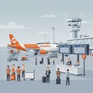 Huelgas nacionales de EasyJet y personal aeroportuario paralizan los cielos italianos el 13 de junio