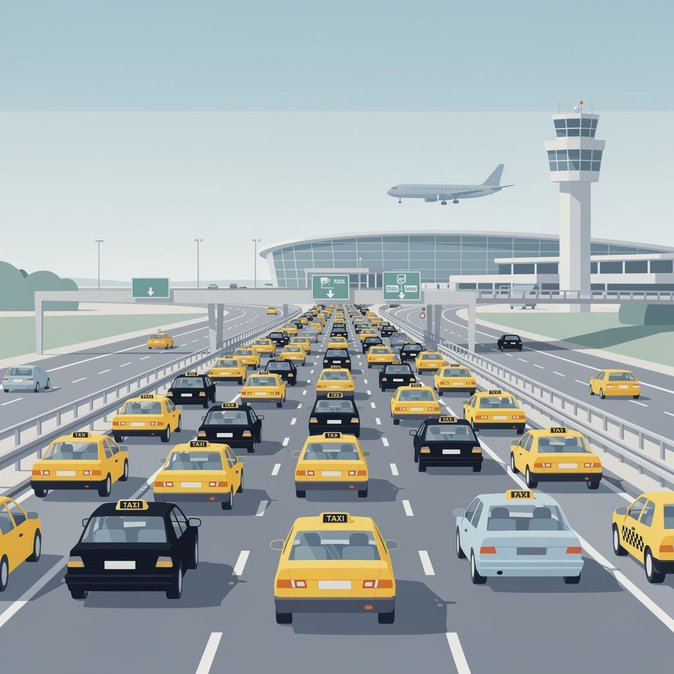 Taxi convoy snarls access to Paris-CDG as 2 000 drivers protest ride-hailing “anarchy”