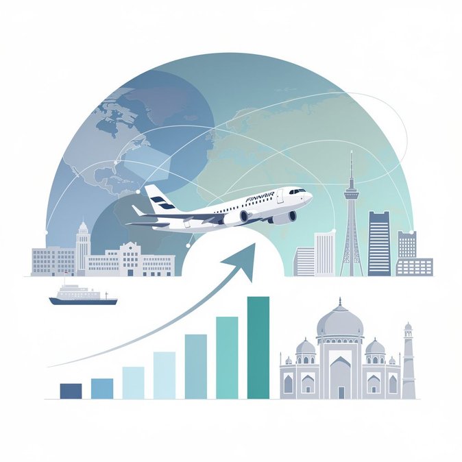 شركة فين إير تسجل نتائج أقوى في النصف الأول وتعلن عن زيادة في الطاقة الاستيعابية على خطوط آسيا