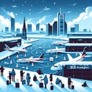 Flight chaos hits German hubs as 333 services cancelled on 9 March