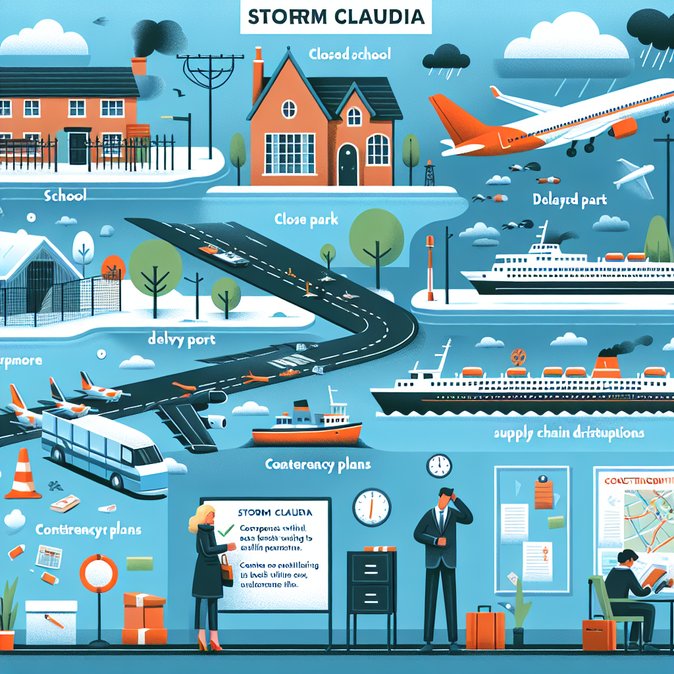 Storm Claudia Triggers Widespread Travel Disruptions Across Ireland and UK Ferry Link