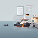 Le navire humanitaire « Trotamar III » arrêté et sanctionné après un débarquement à Lampedusa
